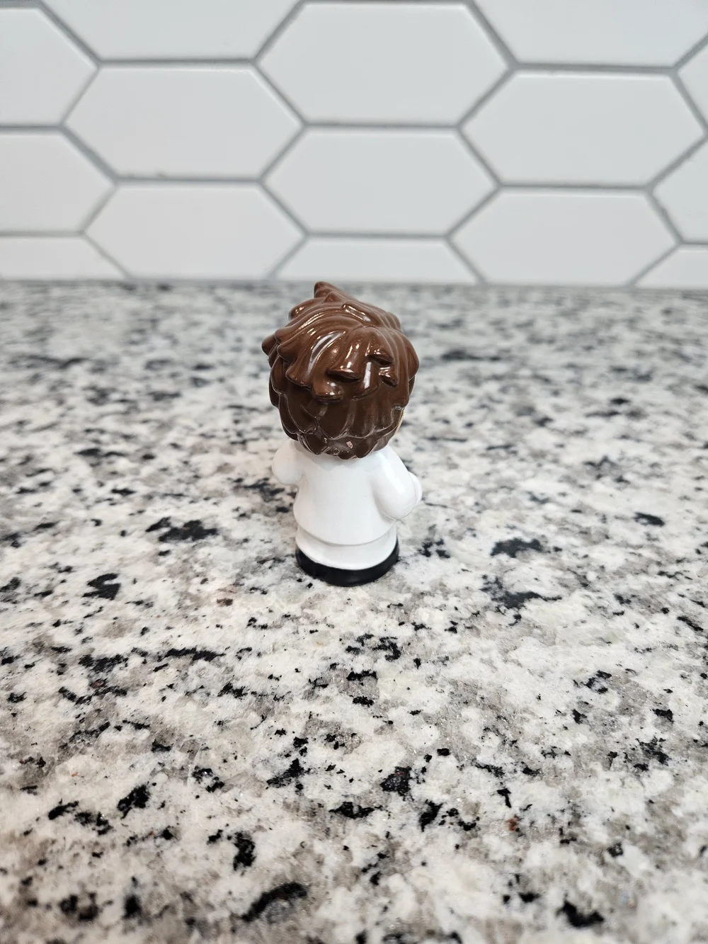 Fisher-Price Little People Chef Figure in White Outfit with Brown Hair